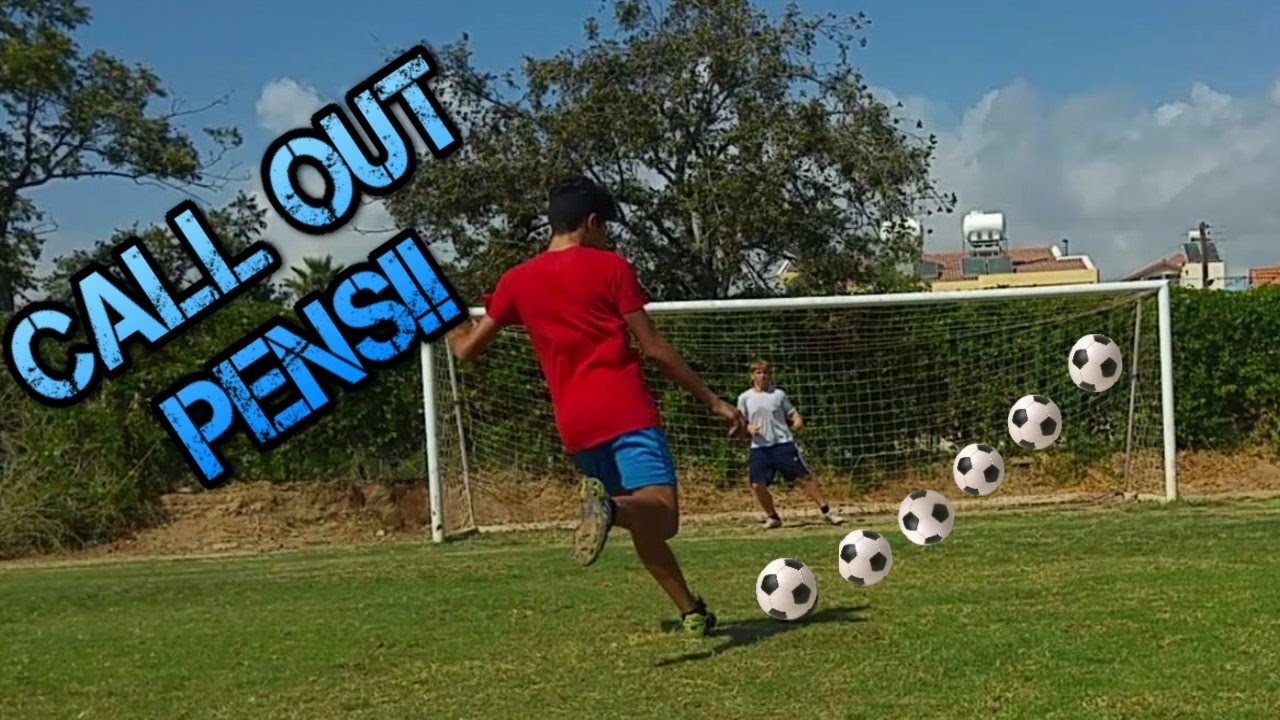 CALL OUT PENALTIES FOOTBALL CHALLENGE!!!