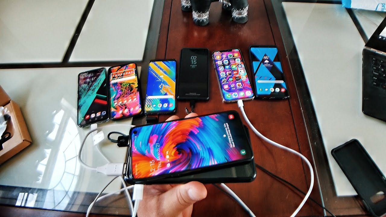 Wireless Portable Charger, Hokonui 10000mAh 10W Fast Qi Wireless Power Bank with 18W