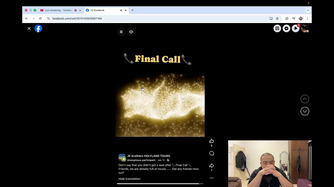 “Mount Hermon LIVE Visit | JK Brothers Prayer & Unity | 25 February 2026”