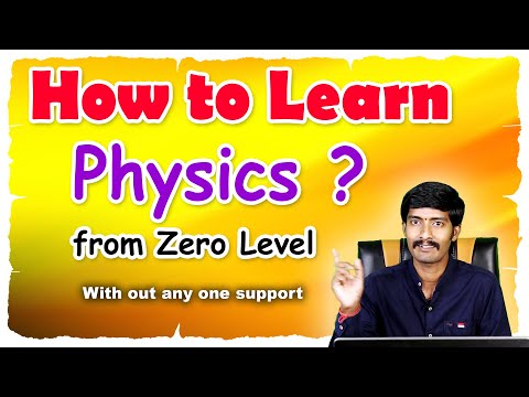 How to learn Physics in Telugu | Physics ని ఎలా నేర్చుకోవాలో తెలుసుకోండి.| Shravan Jakkani