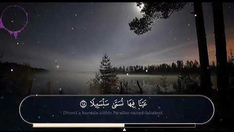 سورة الآنسان… القارئ سالم الرويلي