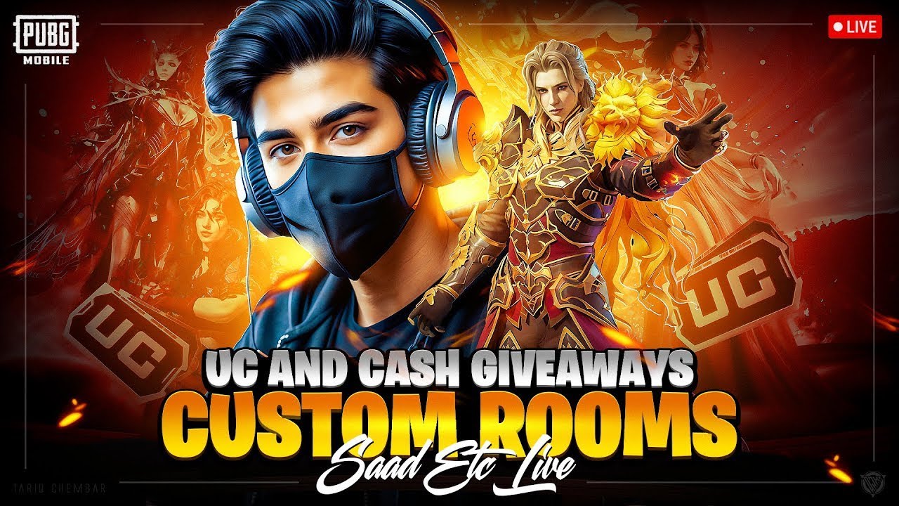 NO GALI CHALLENGE - DAY 5 | PUBG MOBILE LIVE CUSTOM ROOM & UC GIVEAWAYS - SAAD ETC