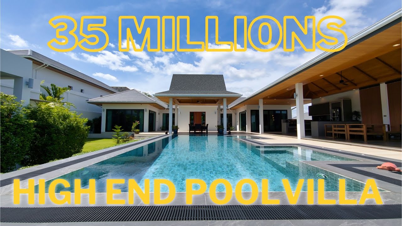 35 millions high end poolvilla for sale in hua hin