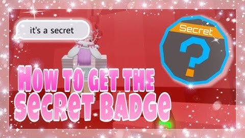 How to get the SECRET BADGE | Roblox Tower of Hell | KrypticalMarie