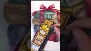 Watercolor Christmas books! @ellencrimitrent