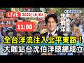 【直播完整版】1004 全台洋流注入北平東路！綠營頂級陣容站台 沈伯洋競總成立大會｜民視快新聞｜
