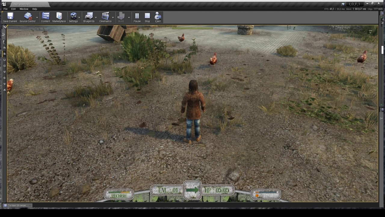 UE4 - Illusion Of Liberty (IOL) - Chickens are alive !