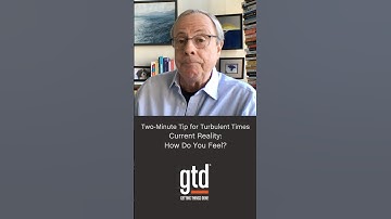 Current reality: How do you feel? #gtd #getthingsdone #mindlikewater