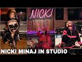 Nicki Minaj In Studio Making Albums And Songs