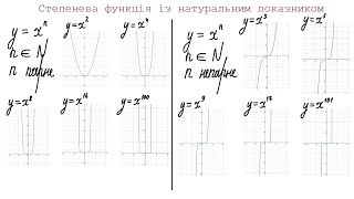 картинка: Степенева функція із натуральним показником