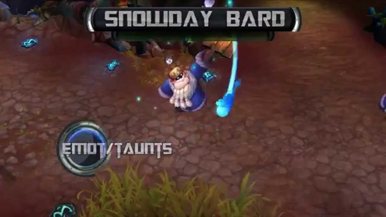 League of legends S6 Skin-Snowday Bard