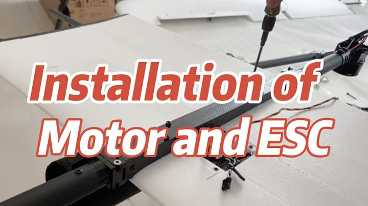 Fighter Aerial Survey UAV Assembly Guide 6-Installation of Motor and ESC