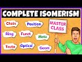 Isomerism in organic chemistry  types of isomerism  one shot