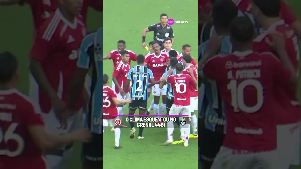DEDO NA CARA, EMPURRÃO E MUITA CONFUSÃO NO GRENAL!
