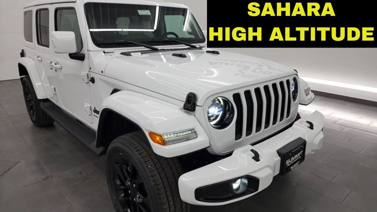 BRAND NEW 2023 JEEP WRANGLER 4 DOOR HIGH ALTITUDE WHITE 4K WALKAROUND 23J27  SOLD! - YouTube