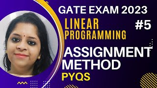 GATE  LPP|Assignment Problem Gate Mathematics|Gate Exam 2023