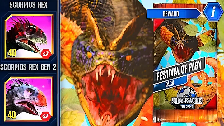 DOUBLE MAJOR PACK SCORPIOS REX VS SCORPIOS REX GEN 2 | JURASSIC WORLD THE GAME