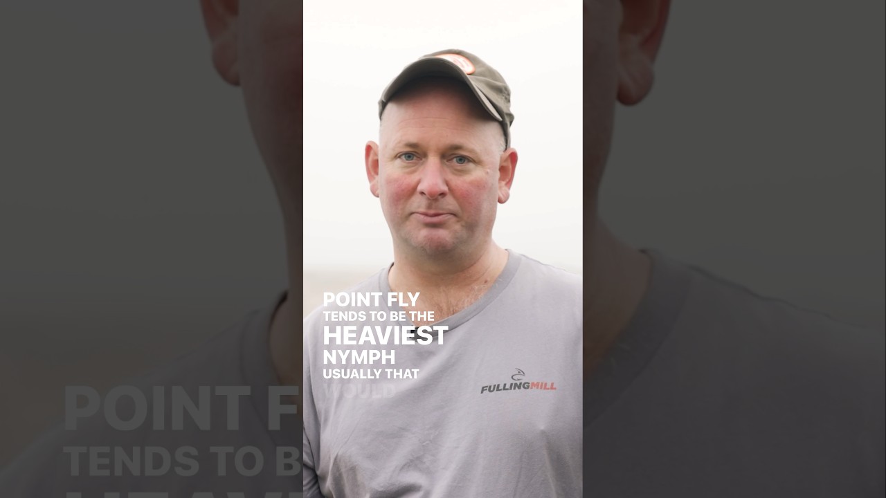 The advantage to straight line nymphing for trout on stillwaters 