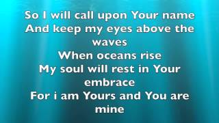 Miniatura de vídeo de "Hillsong Oceans (Where My Feet May Fail) LYRICS VIDEO. For A Season Cover. (MALE VERSION)"