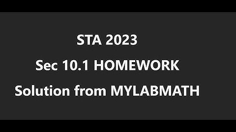 SEC 10.1 The Language of Hypothesis  Testing