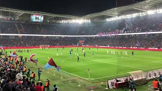 Trabzonspor - Konyaspor maç öncesi “Biz dar sokaklarında” tribün çekimi