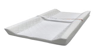 summer by ingenuity contoured changing pad includes waterproof changing liner and safety fastening