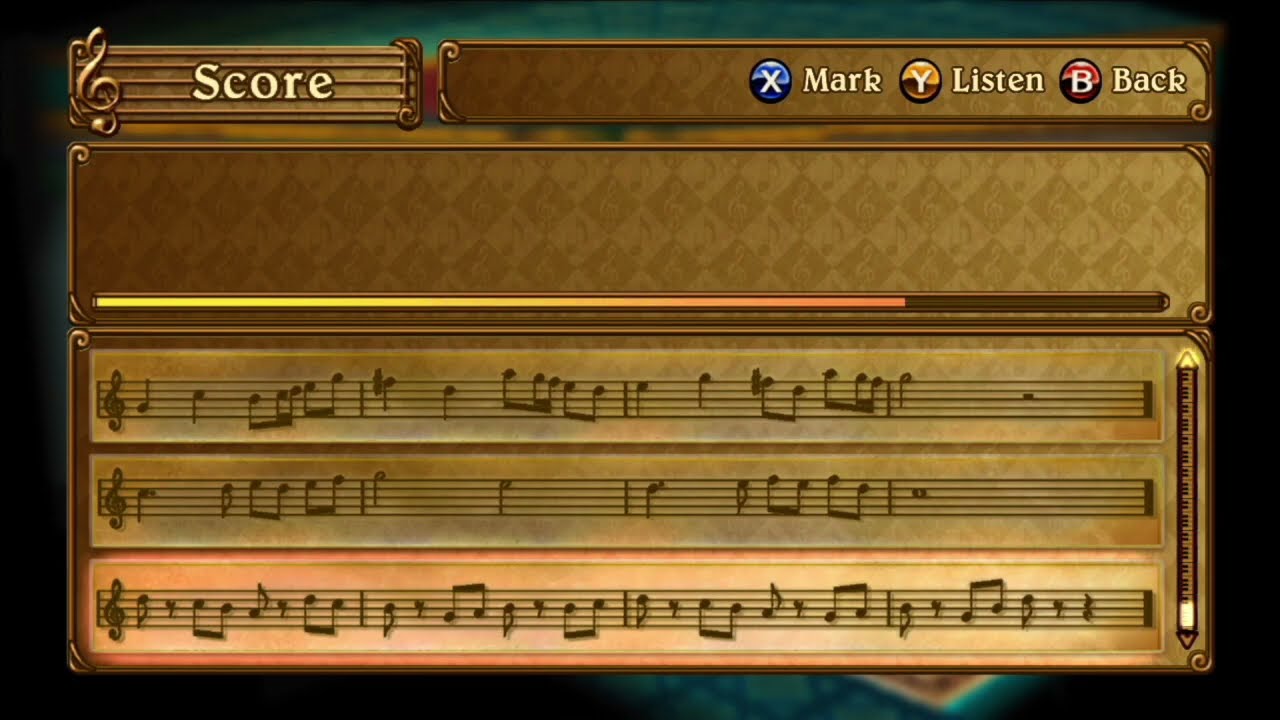 Eternal Sonata (2007) (Xbox 360) - Baroque Castle - Score Piece 10