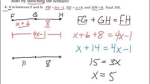 Segments and Congruence (Section 1.2)