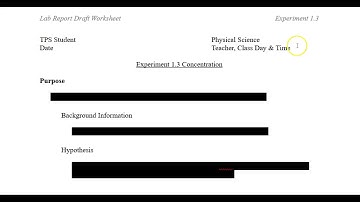 Experiment 1.2 & 1.3 Video Tutorial