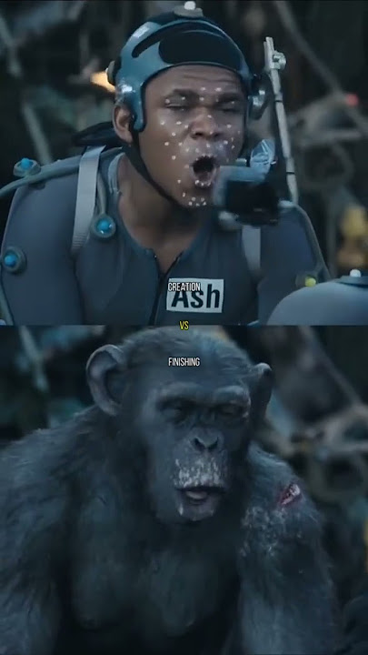 Planet of the apes motion capture before and after 🎬