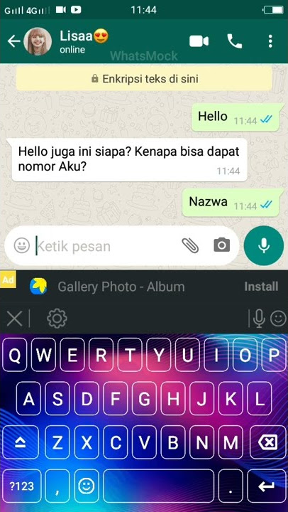 pov:dapat nomor lisa Black Pink hanya candaan