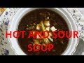 Hot and Sour Vegetable Soup | Indo-Chinese | The Tasty Bites