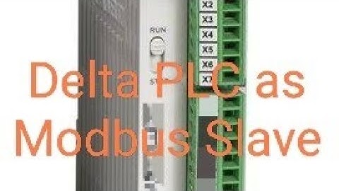 Use Delta PLC as Modbus Slave