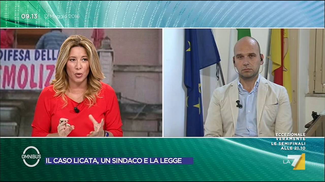Cambiano, sindaco di Licata: Convivo con la paura