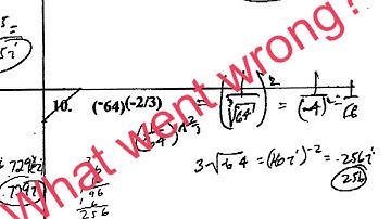 Common Exam Mistakes on Exponents