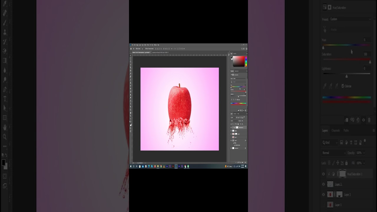 How to Create Water Splash Effect on Apple in Photoshop | Apple manipulation Tutorial | Graphics Hub