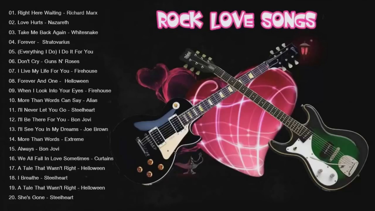 Best Rock Love Songs of All Time Rock Love Songs 80 YouTube