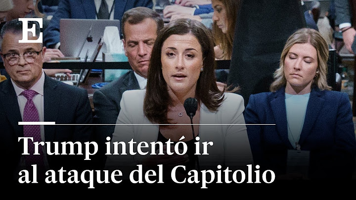 Testigo clave en el ASALTO al CAPITOLIO declara contra TRUMP | EL PAÍS
