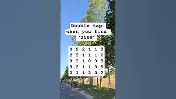 Observation Visual Test: 5 Seconds For You To Spot 2109 . Try Your Skills!  #search #puzzle #shorts