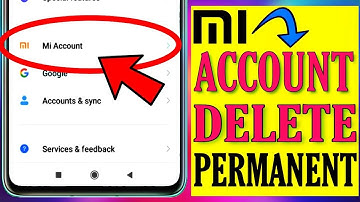 How to Remove Mi Account | Mi account delete kaise kare | how to delete mi account permanently