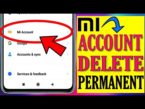 How to Remove Mi Account | Mi account delete kaise kare | how to delete mi account permanently