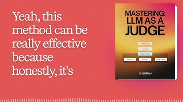 Mastering LLM as a Judge Evaluation Framework (audiobook)