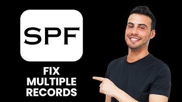 NEW! How to Fix “Multiple SPF Records Found” (2025) 🌐 | Improve Email Deliverability & Domain