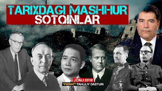 🔴JONLI EFIR: Tarixdagi mashhur sotqinlar #fikratuz