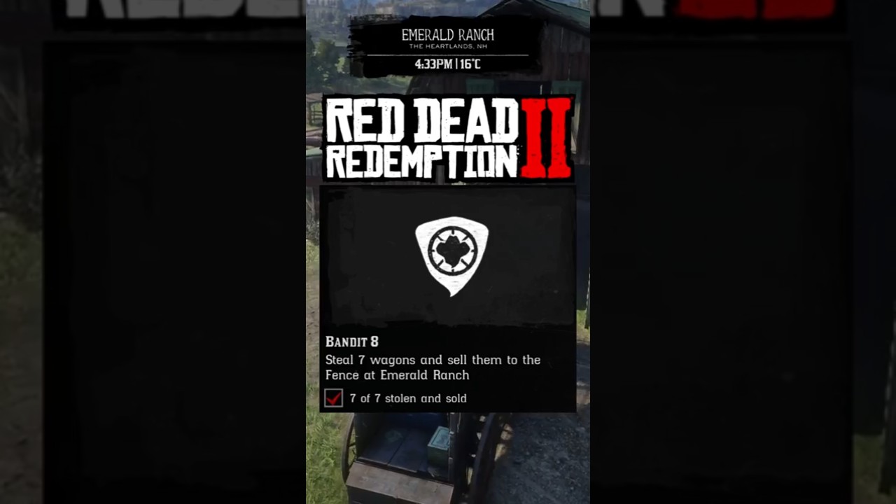 Steal 7 Wagons And Sell Them To The Fence At Emerald Ranch | BANDIT 8 TIPS! 