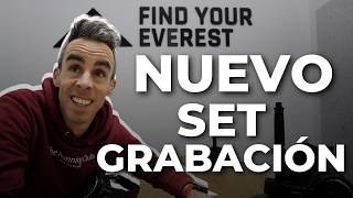 Creo un nuevo set de grabación para el FIND YOUR EVEREST PODCAST