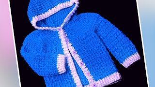Easy Hoodie Cardigan Sweater Pattern 0-3M and up to 8 years BIG KID SIZES 🤩 Free Crochet Patterns by Crochet for Baby 7,955 views 2 months ago 51 minutes