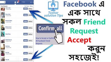How To Accept All Facebook Friend Request in one Click!