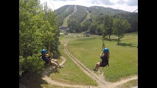 Canopy Zip-Line Tours at Mount Sunapee