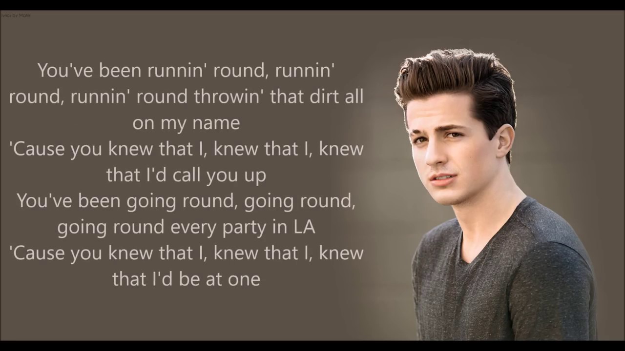 Attention(original song with lyrics) charlie puth - YouTube